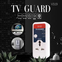 Protecteur de surtension 220V SVC AC monophasé pour réfrigérateur 10A, protection TV, protection de l'alimentation du réfrigérateur pour la maison