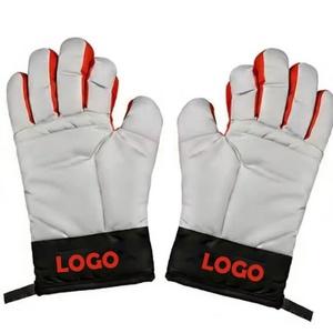HKZB Customized Cotton Heat Resistant Oven Mitts & Gloves Washable Slip-resistant for Baking Cooking <b>Grilling</b> - Product Image 3
