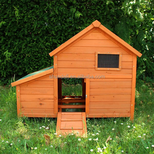SDC016 Poulailler en bois, poulailler en cage pour volaille avec nichoir, cages à canard Cage à lapin Maison pour chat pour jardin, cour et terrasse - Product Image 5
