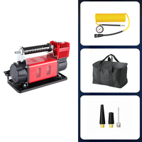 Customized Heavy Duty 12V Metal Air Compressor 160L/Min 30mm Cylinder Tire Inflator Pressure Monitor Air Pump Portable CE