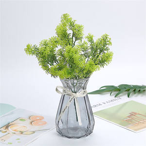 Ramas Artificiales <span class=keywords><strong>de</strong></span> Ciprés con 7 Ramificaciones, Hojas <span class=keywords><strong>de</strong></span> <span class=keywords><strong>Pino</strong></span>, Plantas Artificiales, Arbustos <span class=keywords><strong>de</strong></span> Vegetación Artificial para Decoración del Hogar y Bodas - Product Image 2