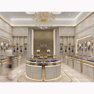 Conception d'aménagement intérieur de bijouterie de style arabe avec vitrines de bijoux haut de gamme - Product Image 2