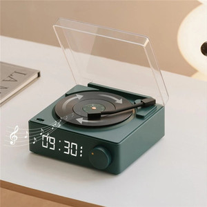 Altavoz inalámbrico X11 Retro con micrófono, caja de sonido giratoria con despertador, Sonido HD, Mini barra de sonido portátil con tarjeta TF - Product Image 2