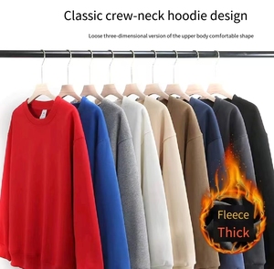 Nhà sản xuất quần áo tùy chỉnh bộ sưu tập mùa đông 400 gram tối giản Áo Dài Tay Cổ Tròn Mùa Thu/Mùa Đông Mới - Product Image 6