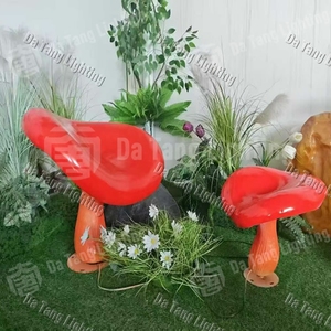 Luces Decorativas de Fibra de Vidrio con Forma de Hongo para Parques Temáticos, Jardines, Resorts y Proyectos de Exhibición para Experiencias de Visitantes Temporales - Product Image 2