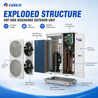 GREE GMV5 4-6HP Unité extérieure VRF à décharge latérale R410A, système de climatisation central mini à onduleur DC intégral 220-240V