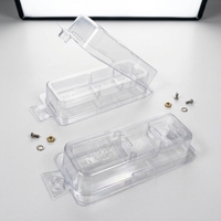 Emballage en blister transparent en PET écologique personnalisé de forme rectangulaire pour l'électronique grand public, les appareils photo et les composants