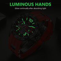 Jam Tangan Model Baru 2022 MF0290G Bahan Zinc Alloy Chrono Jam Tangan Pria Original Sport Pria Tali Silikon