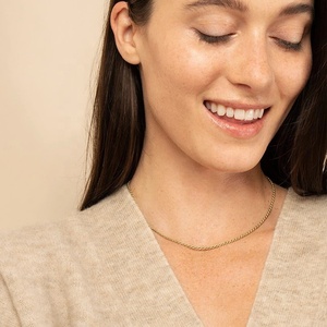 Daily Wear Twisted Link <strong>Chain</strong> 925 Sterling <strong>Silver</strong> Rope <strong>Chain</strong> Choker Necklace - Product Image 5