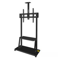 Soporte de carro de Tv con Base de lana de gran venta, rollo de pantalla Led Lcd, tamaño grande, soporte de Tv de 32 ''-70'' con ruedas