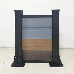 แผ่นฐานรั้วอะลูมิเนียมอัลลอยด์<span class=keywords><strong>ส</strong></span>ำหรับงานกลางแจ้ง ขนาด 70*70/80*80 มม. รูปตัวยู <span class=keywords><strong>ส</strong></span>ำหรับงาน DIY ใช้ในสวน - Product Image 1