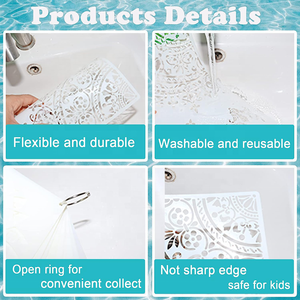 Grands pochoirs réutilisables pour animaux de compagnie, pochoirs pour meubles, bordure en plumes de lion de beauté d'éléphant, pochoirs pour la décoration de la maison - Product Image 4