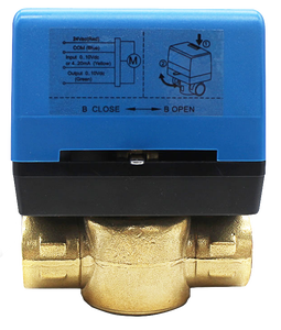 Válvula de control moduladora motorizada Hotowell, válvula de latón para <span class=keywords><strong>aire</strong></span> acondicionado central - Product Image 2
