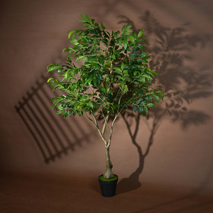 ต้นปาชิราอควาติก้าประดิษฐ์ขนาดใหญ่ สไตล์ธรรมชาติ ทำจากพลาสติก ใบไม้สีเขียว ตกแต่งบ้าน ทนทาน เป็นมิตรกับสิ่งแวดล้อม - Product Image 1