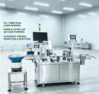 Machine de marquage laser pour bouchons – Équipement de production en ligne haute vitesse pour bouchons de bouteilles en plastique et en métal avec vérification du code QR