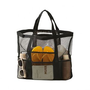 Women Shopping <b>Bag</b> Multi-Functional Mesh <b>Beach</b> <b>Bag</b> Vacation Essentials Tote <b>Bag</b> for Summer - Product Image 6