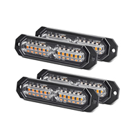 Mini luces LED estroboscópicas para coche y camión, 23 modos intermitentes, ámbar, señal de advertencia, oferta, 2022