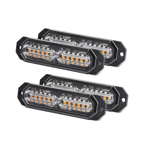 2022 Hot sale 23 Flashing Modes Switch Mini LED Strobe Flash Lights Amber Hazard Beacon Warning Signal Lights For Car Truck
