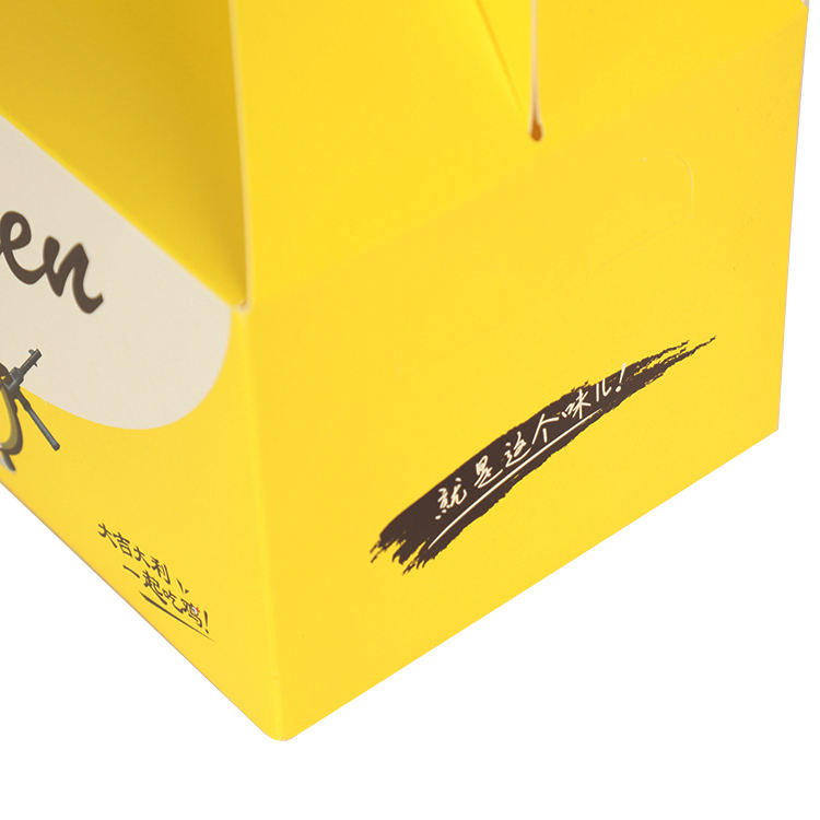 Wholesale Fried Chicken Large Custom Printed Logo Food Gable Boxes