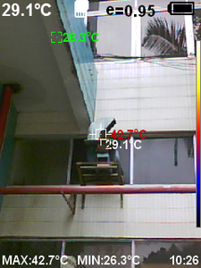 กล้องถ่ายภาพความร้อนอินฟราเรดแบบพกพา HTi HT102 640x480 สำหรับสมาร์ทโฟน Type-C แบบเลเซอร์ น้ำหนัก 20 กรัม ความไว 50mk - Product Image 5