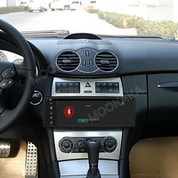 Autoradio MOOKAKA 14,9 pouces pour Mercedes Benz C/CLK 2005-2009, Android GPS Navi, stéréo, CarPlay sans fil, autoradio Plug & Play