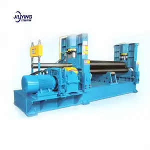 J&Y Hydraulic metal tube pipe profile bending machine 4 roller steel plate rolling bender machine