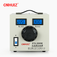 Regulador de voltaje monofásico AC 220V Contacto doméstico Transformador regulador de voltaje de V 0-3 00V Fuente de alimentación ajustable