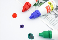 Encre colorée populaire de haute qualité claire 28 ml d'encre à séchage rapide pour les tampons en caoutchouc auto-encreurs