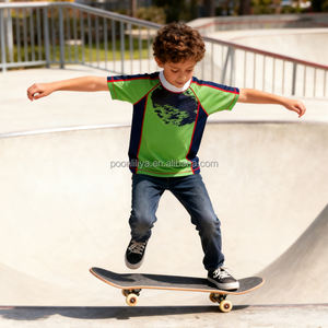 2025 Logo personalizado para niños de manga corta UPF 50 + Rashguard Swim Shirt Kids Toddler Sun Protection <span class=keywords><strong>Surf</strong></span> Tops Baby Swimwear - Product Image 5