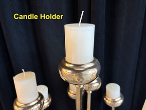 Porte-<span class=keywords><strong>bougie</strong></span> <span class=keywords><strong>en</strong></span> métal doré brillant à 13 bras, candelabre pour centre de table, accessoires pour événements et mariages, frais de port réduits - Product Image 4