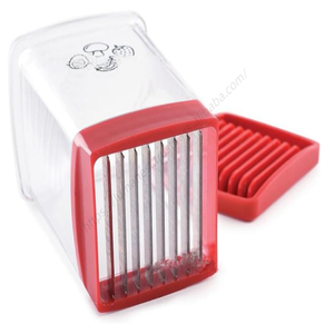 Cortador de Frutas Portátil de Acero Inoxidable SYH646, Cortador Rápido de Fresas, Manzanas y Huevos, Fácil de Usar y Automático - Product Image 3