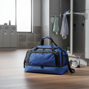 Borsa Sportiva Maxi Blu, Borsone da Viaggio e Palestra di Grande Capacità - Product Image 3