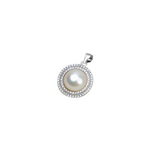S925 Silver <b>Fine</b> <b>Jewelry</b> <b>Set</b> for Women Personalized Pendant Head Ring with Large Pearl DIY Accessories Semi Finished 1390 - Product Image 5