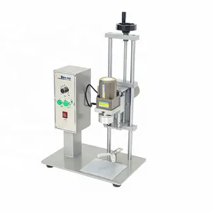 DDX-450 semi auto twist off small pet glass plastic bottle screw capping machine