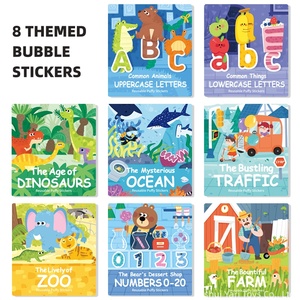 Pegatinas <span class=keywords><strong>de</strong></span> Burbujas Reutilizables, 8 Escenas <span class=keywords><strong>de</strong></span> Juego, <span class=keywords><strong>Letras</strong></span> y Números, Kit <span class=keywords><strong>de</strong></span> Libro <span class=keywords><strong>de</strong></span> Pegatinas Hinchables para Niños <span class=keywords><strong>de</strong></span> 3 a 6 Años - Product Image 6