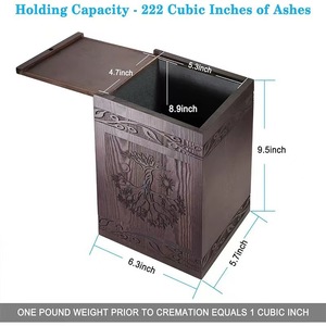Solid Wood Eco-friendly Customizable Luxury <strong>Casket</strong> <strong>for</strong> Pet's <strong>Ashes</strong> Desktop Commemorative Box Funeral Supplies <strong>for</strong> Pet's Memorial - Product Image 3