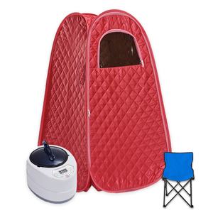 VIGFIT ポータブル折りたたみ式スチームサウナ ポリエステル繊維製 73x73x130cm 全身ホームリラクゼーション用 - Product Image 2