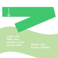 20LB Entrenamiento Fitness Theraband Durable Latex Yoga Band Ejercicio Banda de resistencia de goma