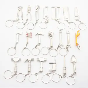 Thời Trang Công Cụ Móc Khóa Cờ Lê Búa Cưa Rìu Cờ Lê Kéo-Men Kim Loại Hợp Kim Mặt Dây Chuyền Chuỗi Thực Tế Chủ Sở Hữu Chìa Khóa - Product Image 1