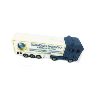 Multi-Capacity PVC Truck Model USB Flash Drive with Soft Rubber & Printed Pattern Logo Promotional Flash Drive