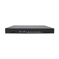 12 LAN 4 SFP Linux Réseau Serveur Double Alimentation 1U Routeur Rackmount pour Cyber Sécurité Salle Serveur 10G MikroTik Firewall VPN