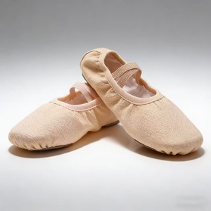 Popolari Scarpette da Ballo <span class=keywords><strong>Comode</strong></span> in Tela con Suola Morbida per Danza Classica da Bambina - Product Image 4