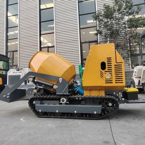 Truk kecil pengaduk beton Self-loading bertenaga bensin, kapasitas 300L, sangat Mobile, penting untuk konstruksi. - Product Image 6