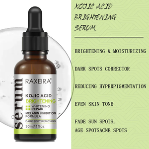 Suero Facial Natural de Ácido Kójico para Blanquear, Iluminar y Unificar el Tono de Piel, 30 ml, Venta al Por Mayor, Marca Privada - Product Image 3