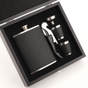 Petaca con estampado negro Nuevo, Petaca de acero inoxidable para licor, whisky, Alcohol, juego de Petaca para <span class=keywords><strong>Monte</strong></span> Carlo Glenlossie - Product Image 1