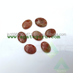 Cabochons ronds en pierres précieuses Sunstone de haute qualité - Product Image 1