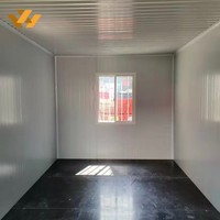 Module de maison conteneur préfabriquée ventilée de 20 pieds avec un design moderne, adapté à une utilisation résidentielle, hôtelière ou en supermarché.