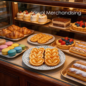 Biscuits Palmier Réalistes, Fausses Gâteaux Français, Pâtisserie Soufflée, Bol à Sucre, Accessoires de Pâtisserie pour Décoration de Sapin de Noël et Maison - Product Image 2