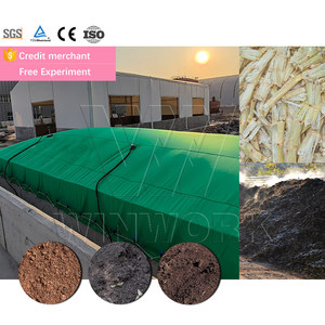 Membrane composite PTFE écologique WINWORK avec moteur pour la fermentation de déchets d'engrais de fumier animal à haute efficacité - Product Image 3