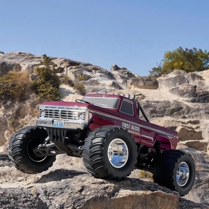 รถบรรทุกมอนสเตอร์บังคับวิทยุ Ford F100 รุ่นใหม่ FMS ขนาด 1:10 พร้อมมอเตอร์แบบแปรงถ่าน 550 แบตเตอรี่ลิโพ ดีไซน์ล้อไฮโรลเลอร์ พร้อมใช้งาน - Product Image 4